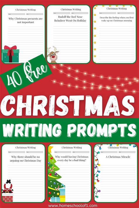 christmas writing prompts  kids aged