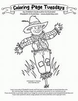 Scarecrow Becuo Coloringhome sketch template
