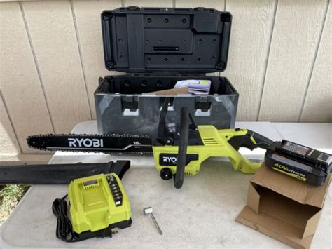 Ryobi Ry40508 40v Brushless 18 Inch Chainsaw Tool Only For Sale Online