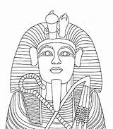 Coloring Pharaoh Tutankhamun Pages King Tut Amenhotep Egyptian Printable Color Education Getcolorings Pdf Print Popular Coloringhome sketch template