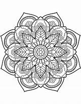 Mandalas Bestcoloringpagesforkids Symmetry Supercoloring Entspannung Erwachsene Blume Horr Fiverr Stampare Artikkeli sketch template
