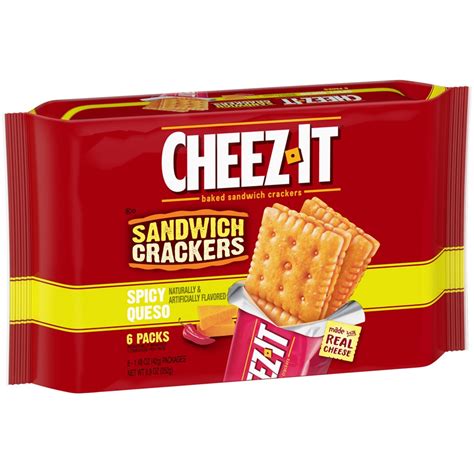 cheez  sandwich crackers spicy queso  ct  oz shipt