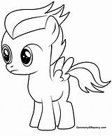 Coloring Little Mlp Pony Pages Dash Ponyville Rainbow Book Over Rumble Gamesmylittlepony sketch template