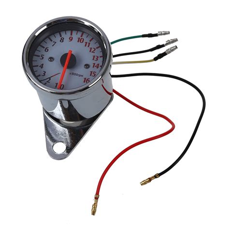 universal motorcycle tachometer speedometer gauge gauge  rpm  instruments