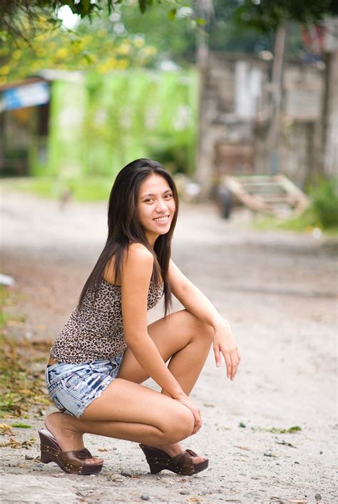 Full Body Portrait Of Filipina Beauty In Streetphotography Philippines