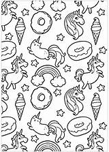 Coloriage Licorne Pusheen Colorier Donuts Licornes Coloriages Kawai Dab Enfant Qui Nouveau Fantastique Doodle Sheets Impressionnant Detailed Mandala Chats Nyan sketch template
