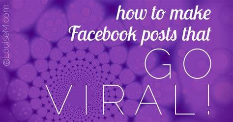 How To Get Facebook Shares That Go Viral