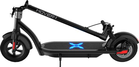 hover  alpha foldable electric scooter  mi max operating range  mph max speed black