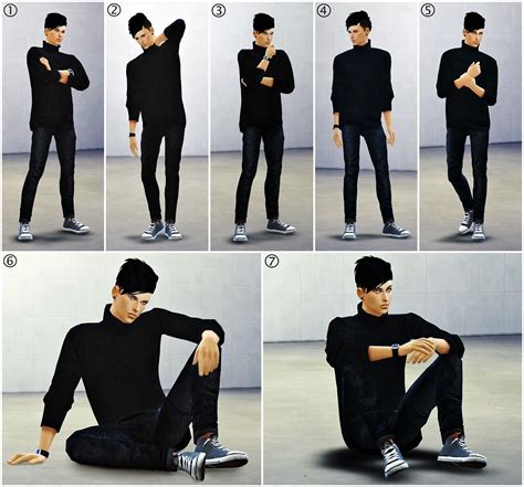 male model poses sims  bmp cyber