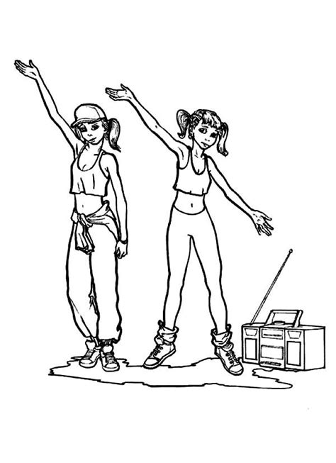 dance coloring pages  coloring pages  kids dance coloring