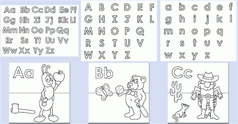 alphabet coloring book coloring pages
