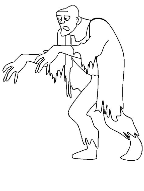 halloween zombie coloring pages  purple kitty