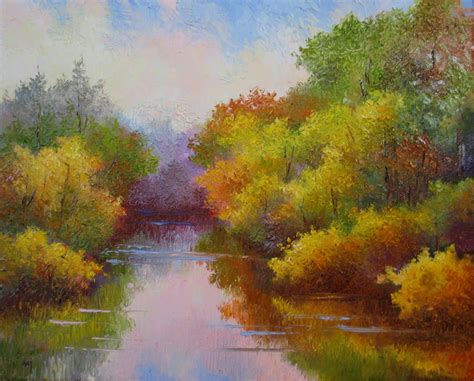 nels everyday painting landscape color play sold colorful