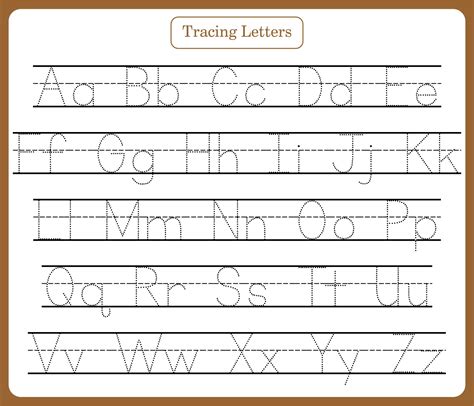 tracing letters    printables printablee