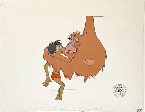 1967 Rare Disney Jungle Book King Louie Mowgli Original Production