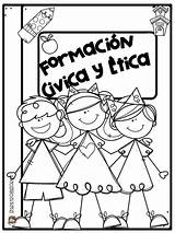 Formacion Civica Portadas Ciudadana Cuadernos Ciudadanía Bloques Jugando Materiales sketch template