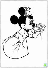 Coloring Minnie Pages Mouse Printable Coloriage Mickey Sheets Dinokids Print Imprimer Disney Kids Getdrawings Close sketch template