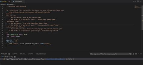vscodeでdjangoのライブラリが「import xxx could not be resolved from source」になるとき