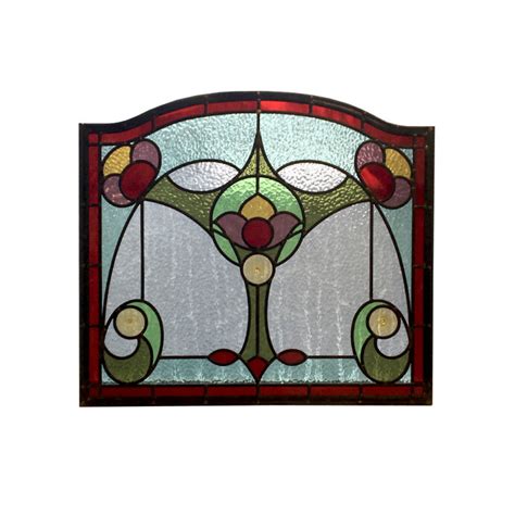 Bespoke Art Nouveau Stained Glass Design Period Home Style