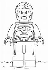 Lego Coloring Pages Man Super Steel Legoman Heroes Printable City Color Kids Template Drawing Sheet sketch template