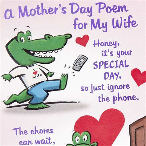 pretend youre  funny mothers day card  wife greeting cards