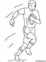Rugby Coloring Pages Getdrawings Color Getcolorings Popular Printable sketch template
