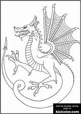 Dragon Welsh Dragons Coloriage Ddraig Aur Boneknapper Supercoloring Line Smok sketch template
