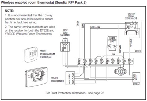 central heating thermostat wiring