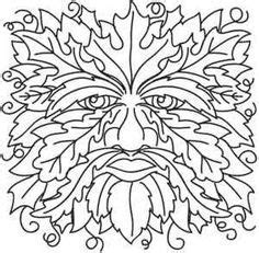 image result  green man green man urban threads coloring pages