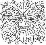 Man Green Coloring Pages Tree Choose Board Patterns Pagan Colouring sketch template