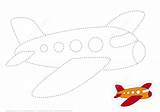 Airplane Tracing Draw Line Color Dashed Coloring Drawing Puzzle Kids Pages Dot Dots Printable Supercoloring Paper Games sketch template