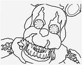 Freddy Nightmare Krueger Freddys Foxy Fazbear Fnaf Fredbear Seekpng Scary Automatically sketch template