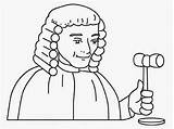 Judge Drawing Court Hammer Coloring Pages Mallet Getdrawings Judges sketch template