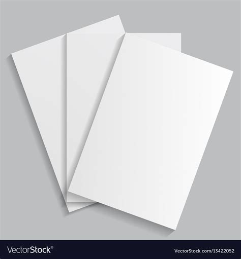 stack  white sheets  paper royalty  vector image