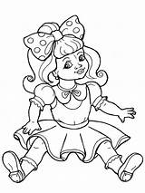 Doll Coloring Pages sketch template
