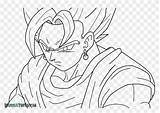 Coloring Blue Pages Saiyan Super Goku Vegito Ssgss Master Drawing sketch template