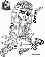 Monster High Skelita Colorier Dessin Getdrawings Coloring Pages sketch template