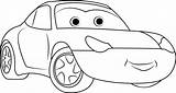 Coloring Cars Sally Pages Printables Kids Color Carrera Cartoon Coloringpages101 sketch template