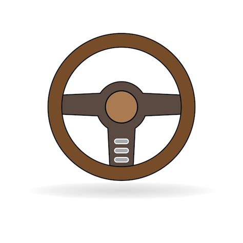premium vector steering wheel