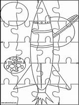 Puzzles Space Jigsaw Printable Coloring Kids Math Cut Pages Grade Puzzle 8th Activities Worksheets Template Crafts Color Choose Board Printables sketch template