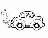 Smoke Car Coloring Driving Pages Dog Color Designlooter 21kb 473px Drawings sketch template