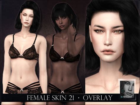 sims  female skin  overlay  remussirion female skin