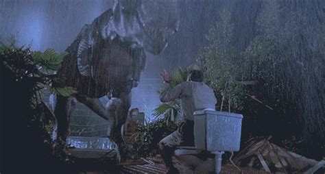 Jurassic Park Toilet  By Supercompressor Find And Share On Giphy