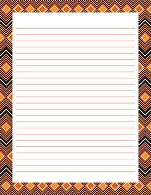 printable stationery page  writing paper printable printable patterns  printable
