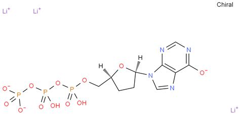 inosine tetrahydrogen triphosphate  dideoxy trilithium salt