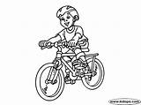 Coloring Cycling Pages Bicycle Kids Printable Color Boy Clip Related Posts Pig Choose Board Disimpan Dari sketch template