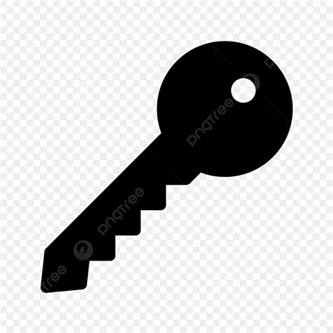 keys silhouette transparent background key vector icon key icons key clipart black  white