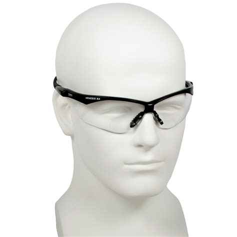 jackson nemesis safety glasses w 2 0 bifocal clear lens