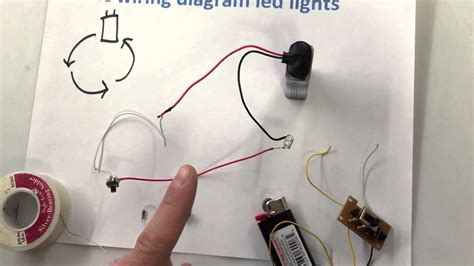 wire  led lights   battery basic wiring guide youtube