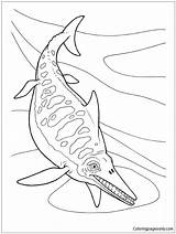 Coloring Pages Dinosaur Ichthyosaurus Dinosaurs Color Au Colouringpages Books Kids Drawing Animal Printable Colouring Book Two Online Choose Board sketch template